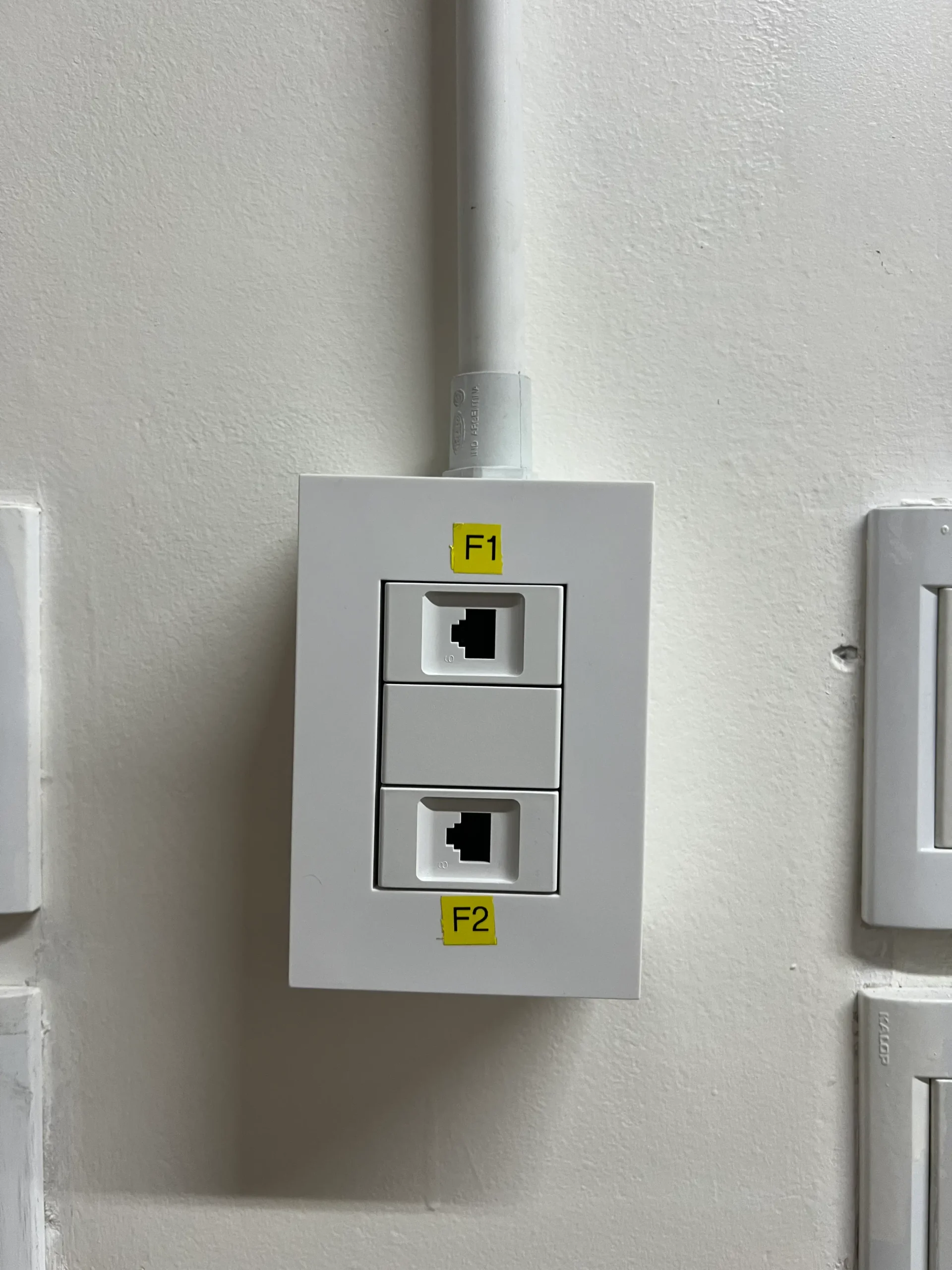 Tomas de red Gigabit